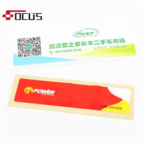 china rfid windshield tag factory|rfid windshield sticker.